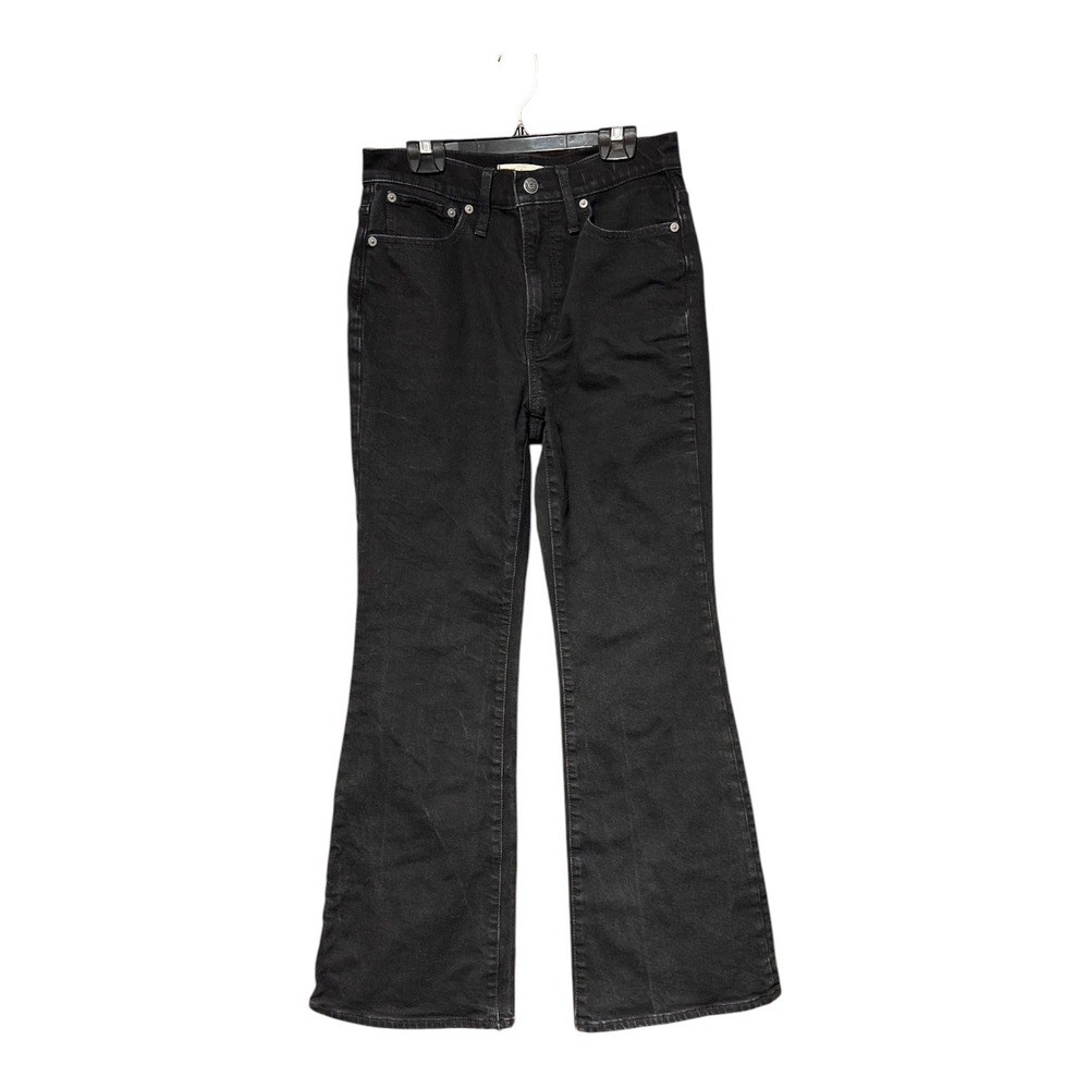 Madewell The Perfect Vintage Flare Jean Black High Rise NF379 Size 27